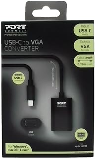 Port Designs Type C to VGA Adapter