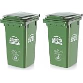 Aristo Plastic Manual-Lift Garbage Waste Dustbin with Out Wheel 90 LTR