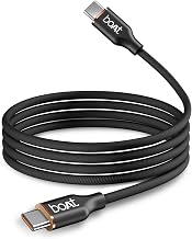 boAt New Launch Type-C C800 Magnetic Coiling Cable w/ 60W/3A Fast Char