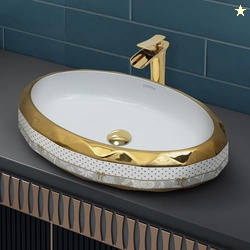 Plantex Wash Basin/Ceramic Table Top Wash Basin/Designer Countertop Ba