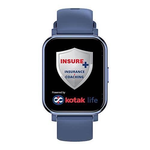 GOQii Insure+ 5 lakhs Health Insurance with Smart Vital Stream (Blue)
