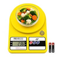 ANT AEKS100 Electronic Kitchen Scale, Yellow | Digital Food Weighing S
