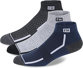 Athletic Special Design Sneaker Length Socks |Free Size |Pack of 3 Pai