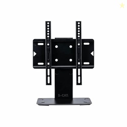 S-CAT Table Top TV Stand for 14-42 Inch LED LCD Smart TVs, Stand with