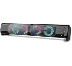 ZEBRONICS Wonder BAR 10, 2.0 USB Computer Speakers, 10 Watts, 2-in-1 D