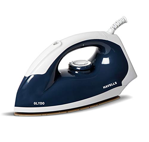 Havells Glydo 1000 watt Dry Iron With American Heritage Non Stick Sole