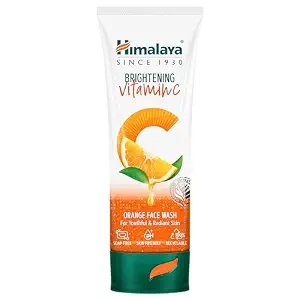 Himalaya Brightening Vitamin C Orange Face Wash | Vitamin C & Niacinam