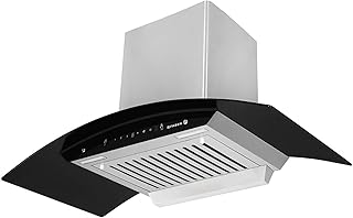 Faber 90 cm 1100 m/hr Auto-Clean Curved Glass Kitchen Chimney (Hood Ze