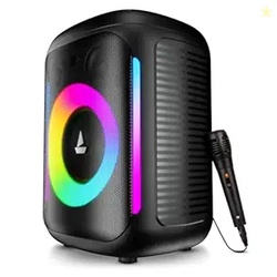 boAt PartyPal 30, 25W Signature Sound, RGB LEDs, Wired Mic for Karaoke