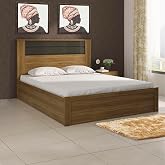 Home Centre | Quadro Cosco King Size Bed with Hydraulic Storage | Engi