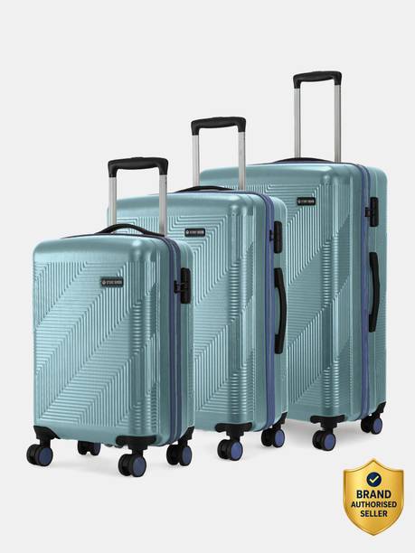 Stony Brook by Nasher Miles Hard Body Set of 3 Luggage 8 Wheels - Echo