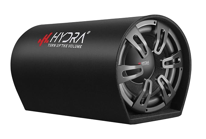 Hydra HY-Sonic 10ABT 10 Inch Active Car Basstube with Inbuilt Amplifie