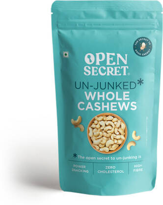 OPEN SECRET Premium Whole Cashews/Kaju | Nutritious | Protein Rich, Fa