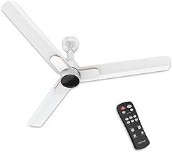 Polycab Wizzy Neo DLX 1200mm 5-Star BLDC, Remote Ceiling Fan for Livin