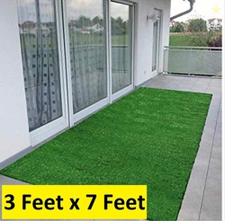 COMFY HOME Artificial Grass, PP (Polypropylene) Floor Mat Green, Extra