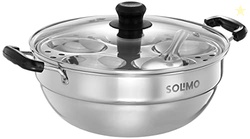 Amazon Brand - Solimo Stainless Steel Multi Kadai Induction Base, with
