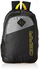 21 Ltrs Black Grey Casual Backpack (MDBKPECO50104)