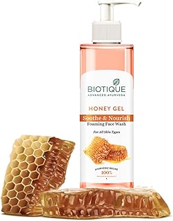 Honey Gel Soothe & Nourish Foaming Face wash | Soap Free Formula | Red