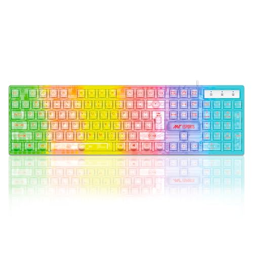 Ant Esports MK1720 Pro Wired Transparent Gaming Keyboard | 104 Keys Me