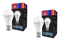 Havells 8.5w LED Emergency Bulb | Shatter Resistant |Cool Day White (6