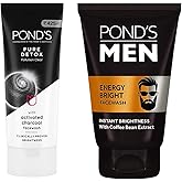 POND'S Pure Detox Face Wash 200 g & POND'S Men's Energy Bright Face Wa