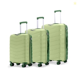 Axis Set of 3 Trolley Bags Polypropylene Hard Suitcase, 8 Spinner Whee