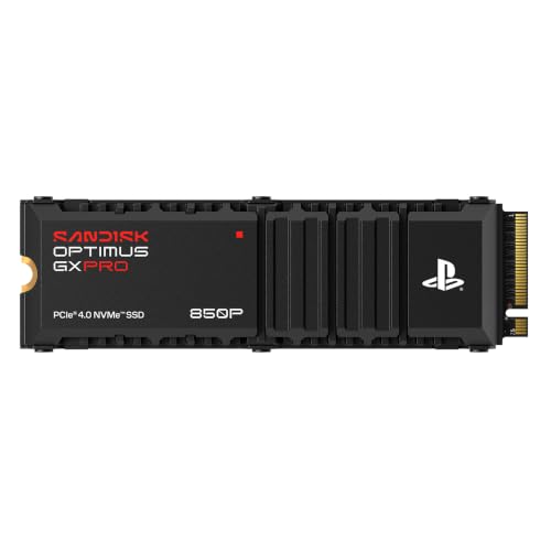SanDisk Optimus GX PRO 850P Internal SSD, 1TB for PS5 & PS5 Pro Consol