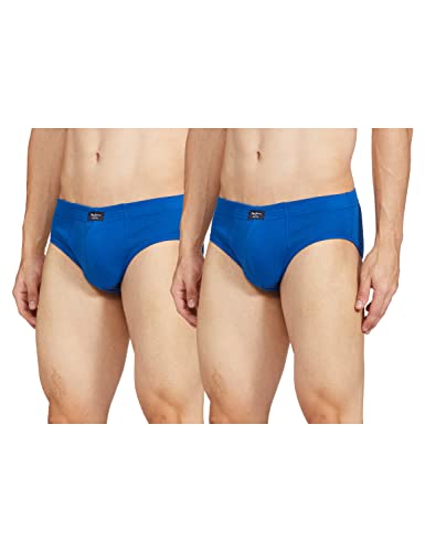 Pepe Jeans Innerwear Men's Solid Cotton Antibacterial Brief (Pack of 2