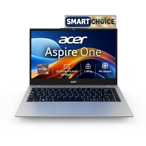 Acer Smartchoice Aspire One, AMD Ryzen 5-40,Office 2024 + M365 Basic,