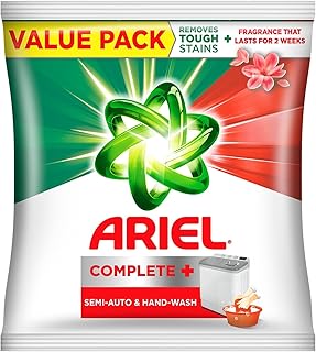 Ariel Complete Detergent Powder - 4kg | Removes 100 Tough Stains in 1