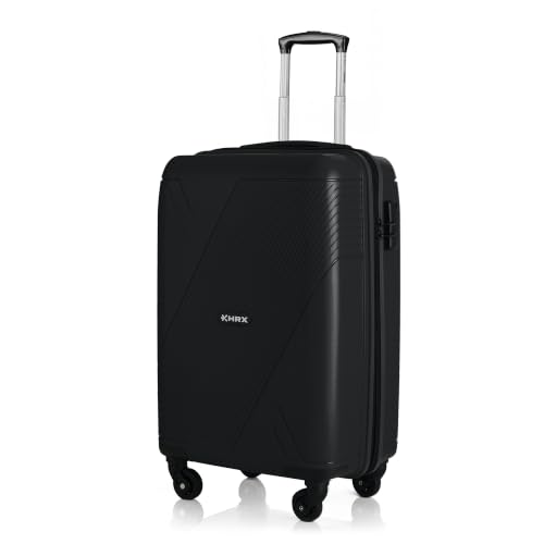 HRX Icon Cabin Size Haileys Black Polypropylene Hard Shell Suitcase -