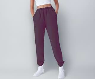 Trousers for Women | Women Relaxed Fit Trousers | Women's High-Waisted