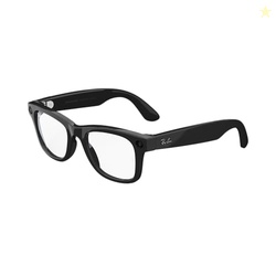Ray-Ban Meta (Gen 1), Wayfarer, Large Shiny Black | Smart AI Glasses f