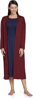 Women's Cotton Blend Full Sleeves Sleep Robe