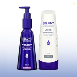 BBLUNT Intense Moisture Shampoo and Conditioner Combo for Dry Hair | P