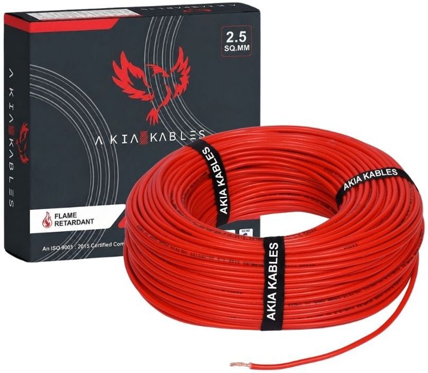 AKIA KABLES 2.5 sqmm 90m Copper Electrical Wire & Cables FR PVC 2...mo