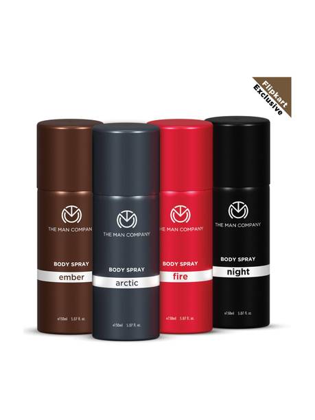 THE MAN COMPANY The Power Quad Deodorant Set - Arctic, Night, Fire and