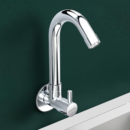 Sink Tap for Kitchen Basin with Brass Spindle/Wall Mount Kitchen Sink