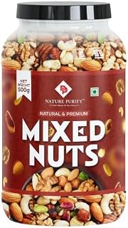 Nature Purify Mixed Nuts 500g (Almond, Cashew, Apricot, Green Raisins,