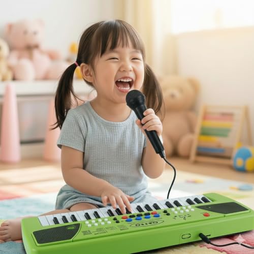 HOMOZE Rechargeable Electronic Keyboard Piano for Kids | HL-55 Musical