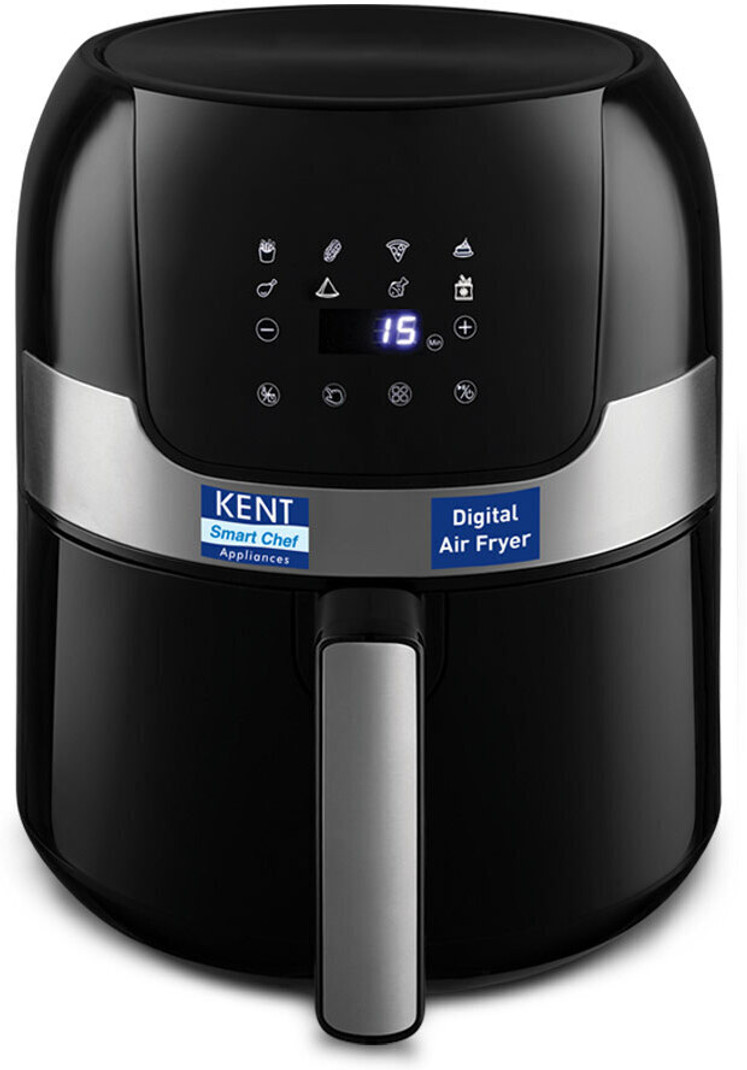 KENT Digital Air Fryer 4 L Capacity & 1400 W|Fry, Grill, Roast, Steam
