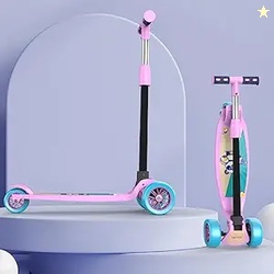 Lifelong LLKS03 Foldable Kick Skating Cycle| Skate Scooter for Kids(Ma