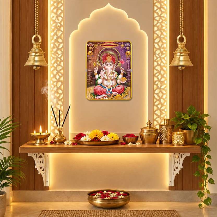 RANGOLI 5D Bal Gopal Wall Frame Cute Krishna Decor Double-Wall Pa...mo