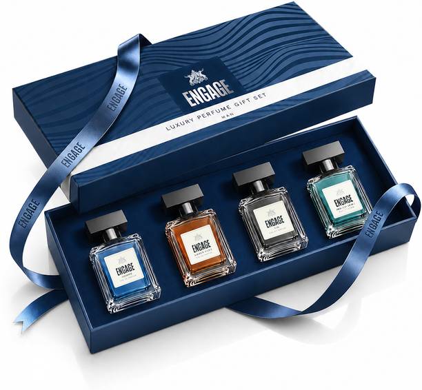 Engage Luxury Assorted Gift Set (20mlX4) 4 Unique Long Lasting EDPs Ea