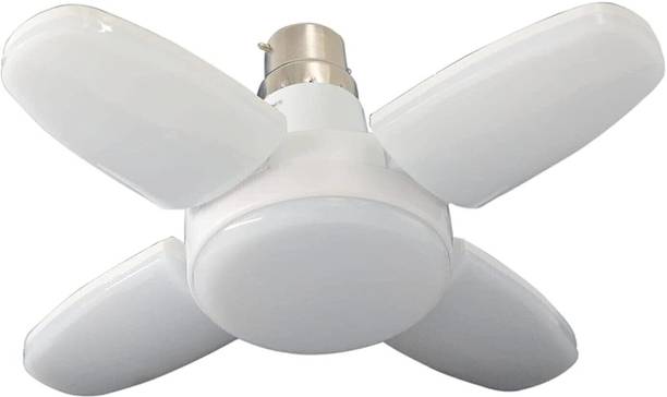 H Decor 28 W Basic Decorative B22 LED Bulb (White, Pack of 2)