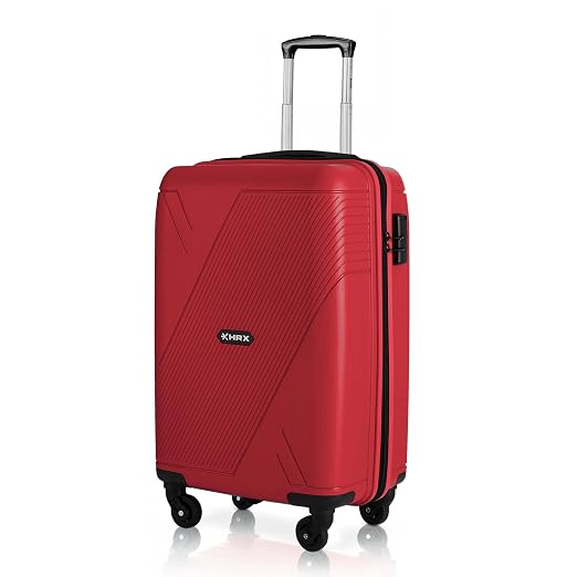 HRX Icon Cabin Size Red Polypropylene Hard Shell Suitcase - Premium Tr