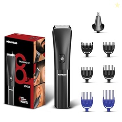 Havells 8 in 1 Grooming Kit |2-in-1 Special Blade|Nose & Ear Attachmen