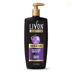 Livon Keratin Shampoo for Women & Men | Repairs Damaged Hair | Smooth