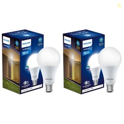 StellarBright 12-Watt LED Bulb B22 Base (Crystal White, Pack of 2)