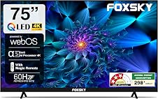 Foxsky 190 cm (75 inch) Frameless Series 4K UHD WebOS FS75GATV (Balck)